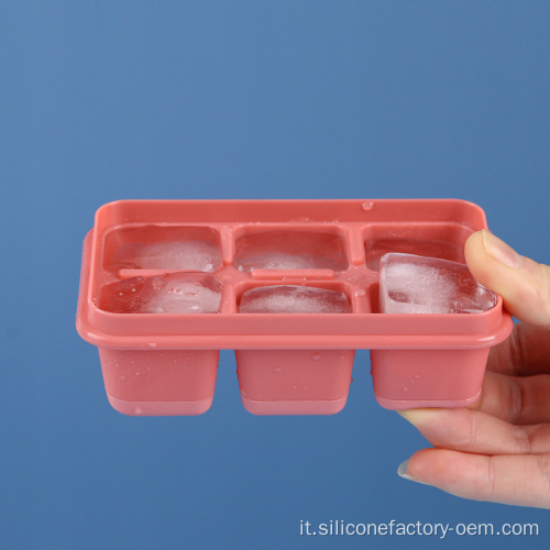 Stampo cubo di ghiaccio fatto cubo di ghiaccio in silicone
